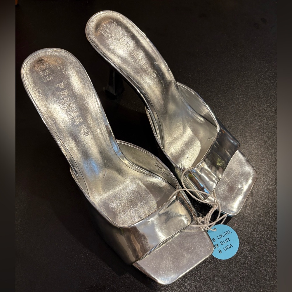 Silver Women's Heels
